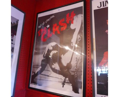 The Clash Out of Control framed print 61 x 93cm 