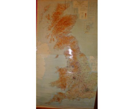 A vintage ordnance survey map of Great Britain, sheet 1, from the Map Room at the London School of Economics  