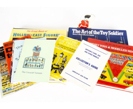 Collectors' reference books, The Great Book of Hollow Cast Figures by Norman Joplin and The Art of the Toy Soldier by Kurtz &