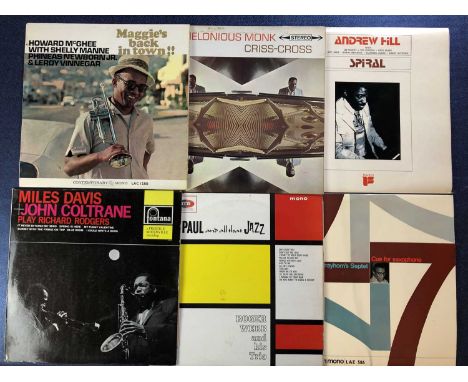 Jazz - 6 LP Records: Howard McGhee - Maggie's Back in Town!! 1962 UK Pressing Mono LAC 12303, Thelonious Monk - Criss-Cross 1