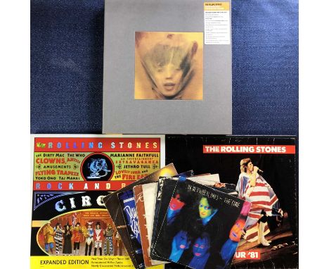 The Rolling Stones - 3 x Box sets + 8 Various 7" Single Records: Goats head soup 2020 deluxe box set 3 CDs 1 x Blu ray, 4 x p
