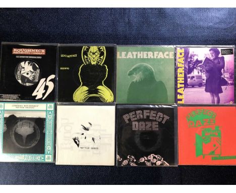 Leatherface / Wat Tyler / Perfect Daze - 8 x 7" Single Records: Leatherface - Razor blades &amp; Aspirin, Beerpig, Eagle, I W
