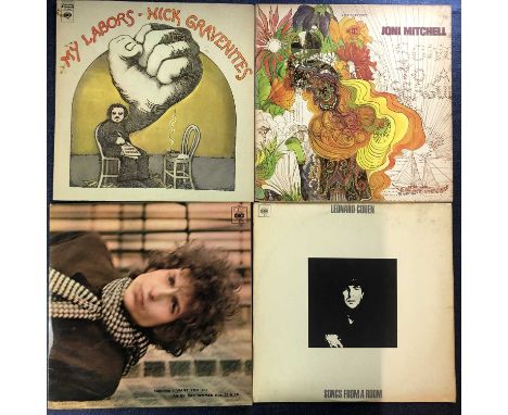 Singer/Songwriter - 10 LP Records: Nick Gravenites - My Labors US Pressing, Joni Mitchell - 1st LP 1st Pressing steamboat Lab