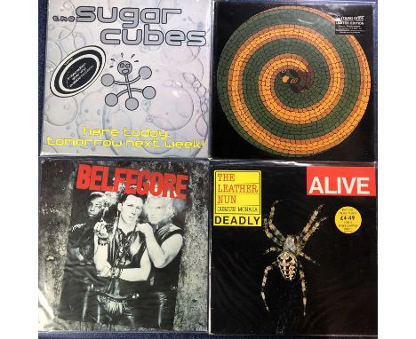Euro Indie / Industrial – 5 LP Records &amp; 4x12”: The Sugar Cubes – Here Today, Tomorrow Next Week 1989 Ltd Ed Silver Vinyl