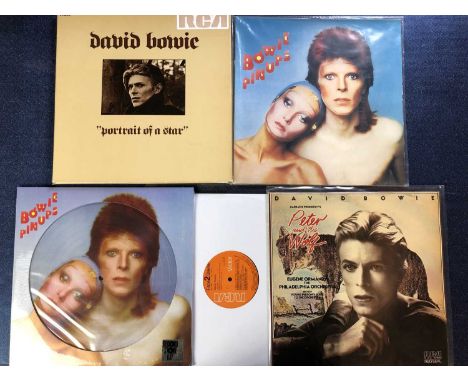 David Bowie – 4 LP Records &amp; 1 Boxset: Portrait Of A Star – 3xLP Boxset 1984 Compilation, 3 x Pin-Ups; RSD 2019 Picture D