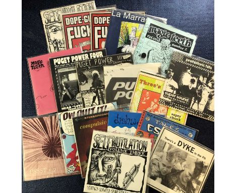 American Punk Compilation EPs - 32 x 7" Records: Prehistoric Hits - Clear Vinyl ( Feat- Nirvana - Amway Queen (Studio '89), T