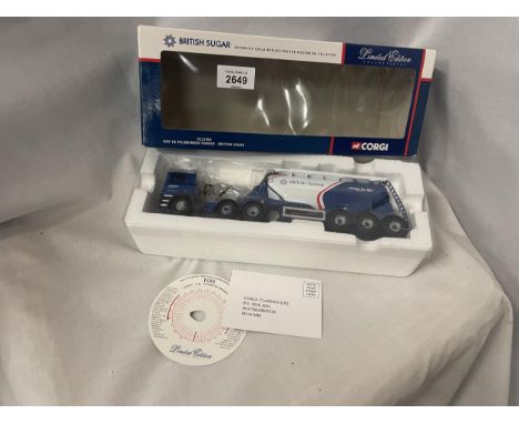 A BOXED LIMITED EDITION CC11903 CORGI CLASSICS ERF EC FIELDBINDER TANKER - BRITISH SUGAR 
