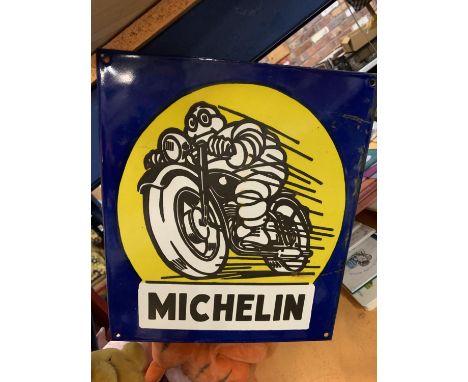 A MICHELIN ENAMEL SIGN 