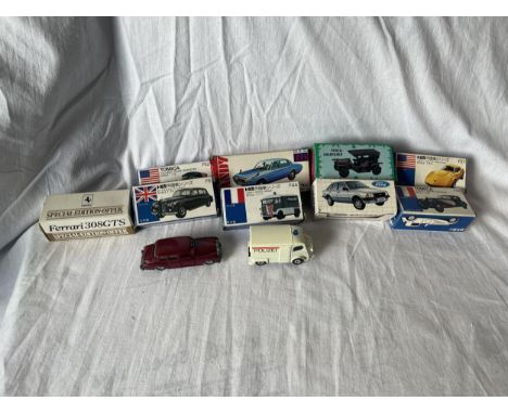 NINE BOXED VEHICLES CIRCA 1:70 SCALE 