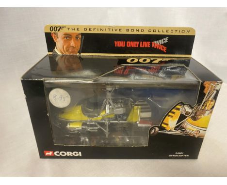 A CORGI JAMES BOND GYROCOPTER NUMBER 04601 IN ORIGINAL BOX 