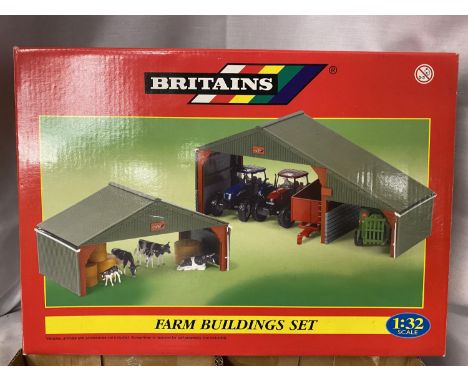 A BOXED BRITAINS 1:32 SCALE FARM BUILDING SET NUMBER 40973 