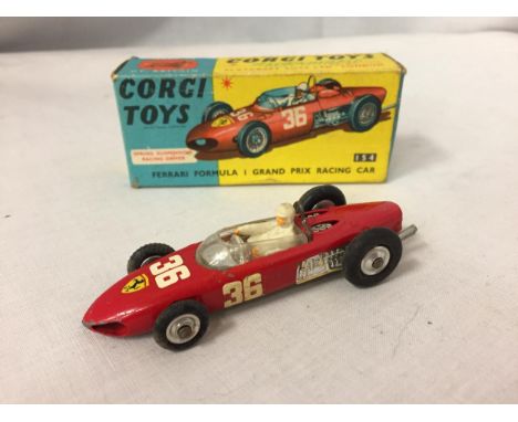 A CORGI FERRARI FORMULA 1 NUMBER 154 IN ORIGINAL BOX 