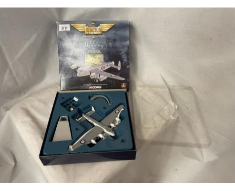 A BOXED CORGI AVRO LANCASTER RAF COASTAL COMMAND 1:144 SCALE MODEL AEROPLANE 