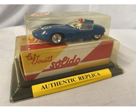 A BOXED SOLIDO PANHARD DB MODEL RACING CAR NUMBER 1107 