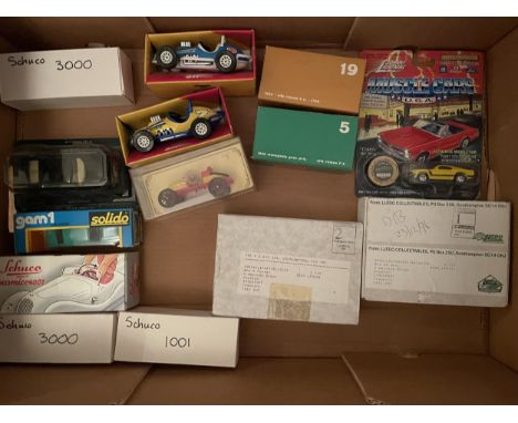 FOURTEEN BOXED AND PLAIN BOXED MODEL VEHICLES - INCLUDING SOLIDO 