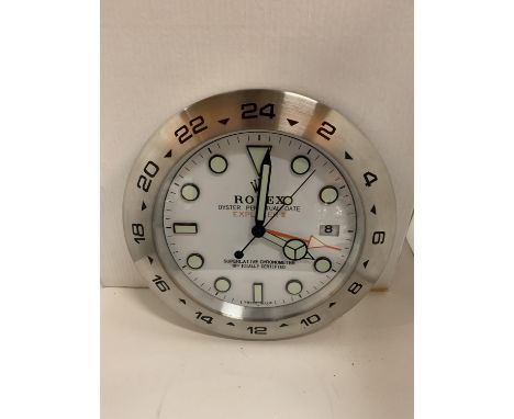 A DEALERS WALL CLOCK 