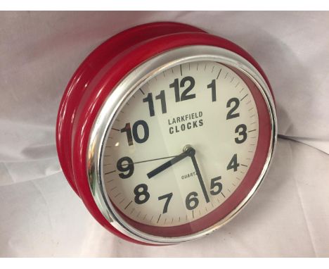 A LARKFIELD WALL CLOCK 
