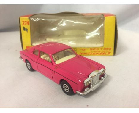 A CORGI BENTLEY T SERIES NUMBER 274 IN ORIGINAL BOX (BOX PLASTIC DAMAGED) 