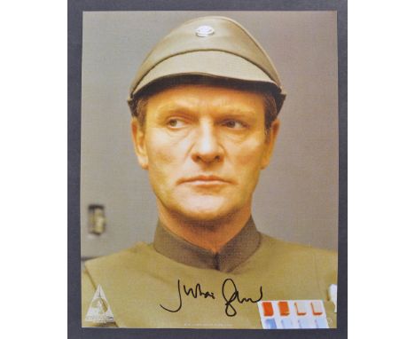 Private Collection of Julian Glover - Star Wars The Empire Strikes Back - an autographed 8x10" colour photograph of Mr Glover