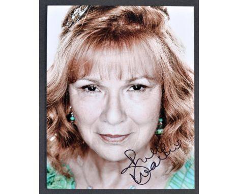 The Julian Glover Auction - Julie Walters - Harry Potter - signed 8x10" colour photograph of Walters as Mrs Weasley in the fr