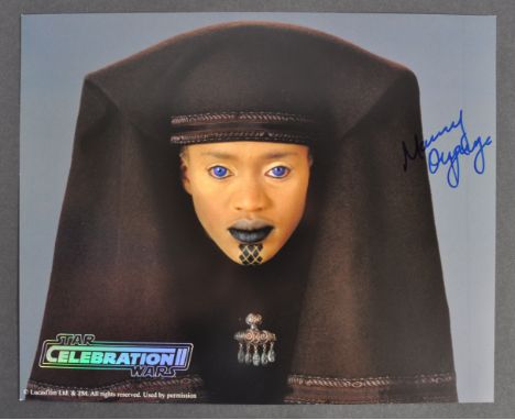 Private Collection of Julian Glover&nbsp;- Mary Oyaya - Kenyan Actress - Star Wars Celebration II (2002) - a rare official li