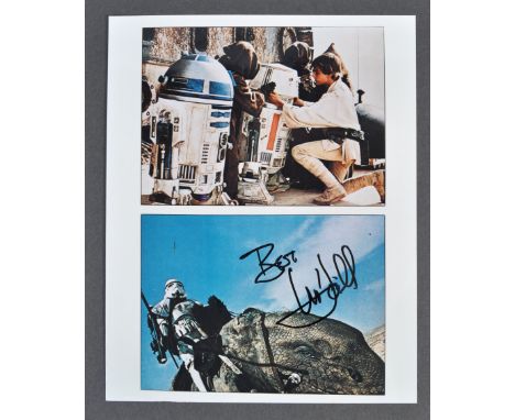 The Julian Glover Auction - Mark Hamill - Star Wars - Luke Skywalker - a rare original hand signed 8x10" autographed colour p