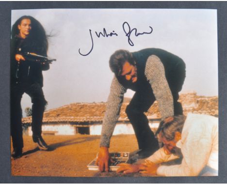 Private Collection of Julian Glover - James Bond For Your Eyes Only - an autographed 8x10" black and white photograph of Mr G