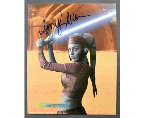 Private Collection of Julian Glover&nbsp;- Amy Allen&nbsp; - American Actress - Star Wars Celebration II (2002) - a rare offi