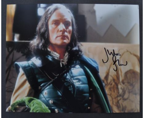 Private Collection of Julian Glover - Doctor Who - an autographed 8x10" colour photograph of Mr Glover in Doctor Who. Signed 