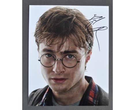 The Julian Glover Auction - Daniel Radcliffe - Harry Potter - a rare autographed colour 8x10" photograph of Radcliffe as Harr