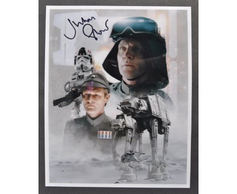 Private Collection of Julian Glover - Star Wars The Empire Strikes Back - an autographed 8x10" colour photograph montage from
