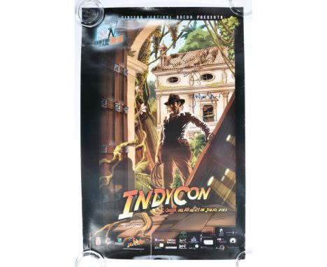 Private Collection of Julian Glover - Mr Glover's personally gifted appearance poster from ' Indycon - Spain '. The large pos