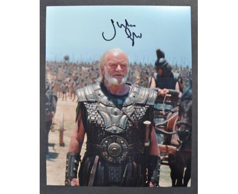Private Collection of Julian Glover - Troy (2004) - an autographed 8x10" colour photograph of Mr Glover in Troy. Signed by Mr