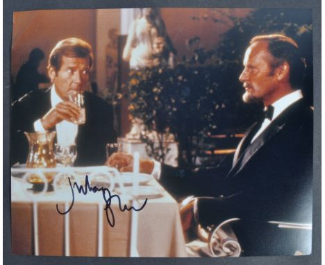 Private Collection of Julian Glover - James Bond For Your Eyes Only - an autographed 8x10" black and white photograph of Mr G