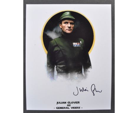 Private Collection of Julian Glover - Star Wars The Empire Strikes Back - an autographed 8x10" colour photograph of Mr Glover