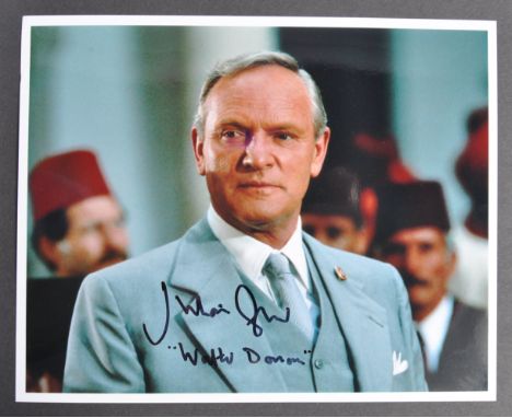 Private Collection of Julian Glover - Indiana Jones And The Last Crusade - an autographed 8x10" colour photograph of Mr Glove