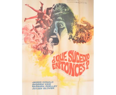 Private Collection of Julian Glover - Quatermass And The Pit (1967) - a rare 1960's Spanish one-sheet cinema advertising movi
