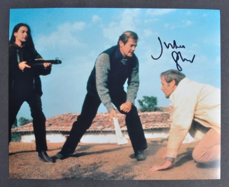 Private Collection of Julian Glover - James Bond For Your Eyes Only - an autographed 8x10" black and white photograph of Mr G
