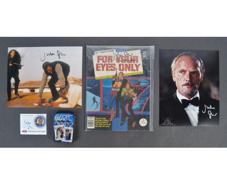 Private Collection of Julian Glover - a collection of memorabilia from the collection of Julian Glover relating to his appear