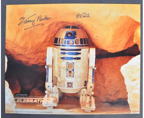 Private Collection of Julian Glover - Kenny Baker - English Actor (1934-2016)- Star Wars Celebration II (2002) - a rare offic