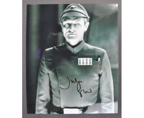 Private Collection of Julian Glover - Star Wars The Empire Strikes Back - an autographed 8x10" black and white photograph fro