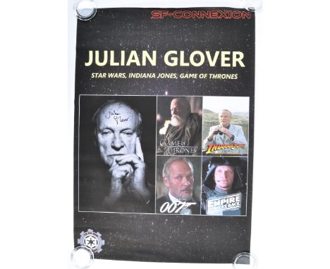 Private Collection of Julian Glover - Mr Glover's personal appearance poster from ' Sci-Fi Connexion '. The large poster feat