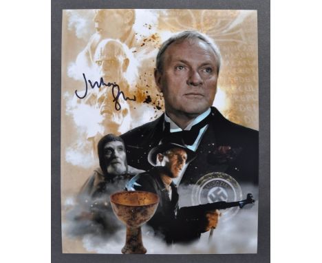 Private Collection of Julian Glover - Indiana Jones And The Last Crusade - an autographed 8x10" colour montage photograph of 