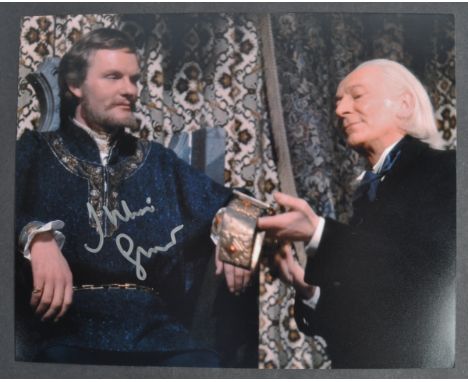 Private Collection of Julian Glover - Doctor Who - an autographed 8x10" colour photograph of Mr Glover in the early Doctor Wh