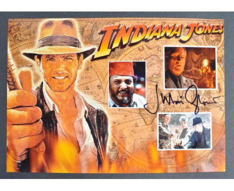 Private Collection of Julian Glover - Indiana Jones And The Last Crusade - an autographed 8x11" colour photograph of Mr Glove