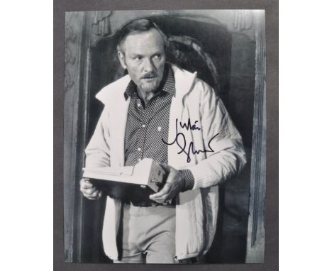 Private Collection of Julian Glover - James Bond For Your Eyes Only - an autographed 8x10" black and white photograph of Mr G