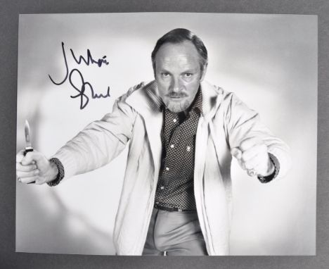 Private Collection of Julian Glover - James Bond For Your Eyes Only - an autographed 8x10" black and white photograph of Mr G