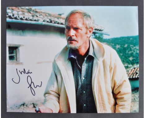 Private Collection of Julian Glover - James Bond For Your Eyes Only - an autographed 8x10" black and white photograph of Mr G