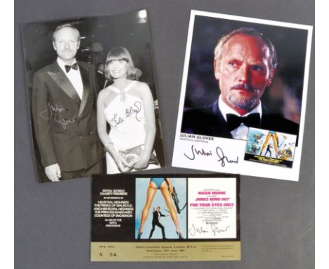 Private Collection of Julian Glover - James Bond 007 - Mr Glover's original ticket to the premiere of James Bond ' For Your E