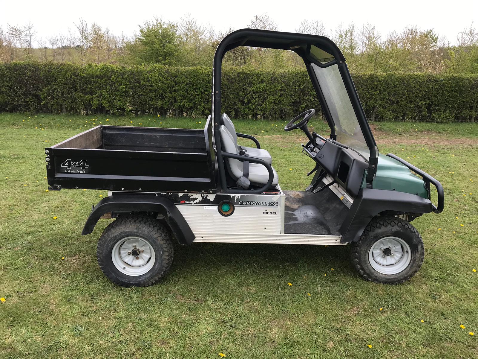 DM CARRYALL CLUB CAR 294 DIESEL 4X4 INTELLITRAK CLUB CART, ELECTRIC